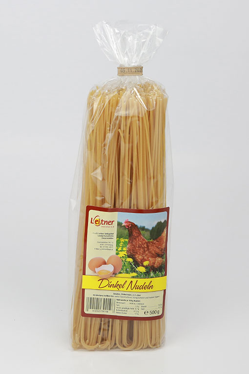 Produktbild Dinkel Nudeln - Spaghetti von Gertrude Leitner