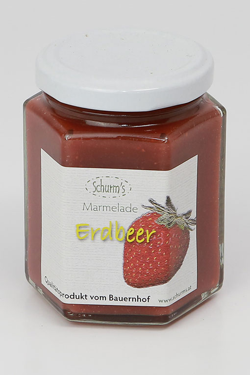 Produktbild Erdbeerenmarmelade 200g von Schurms Obsthof