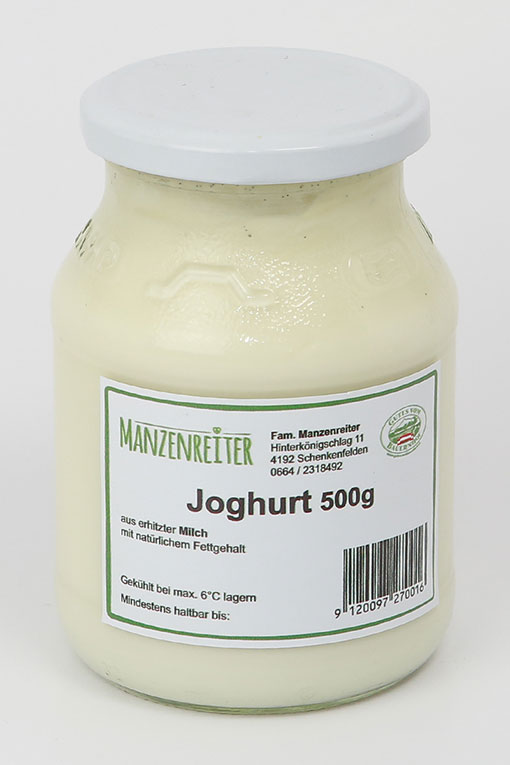 Produktbild Joghurt Natur von Manzenreiter-Hofbauer