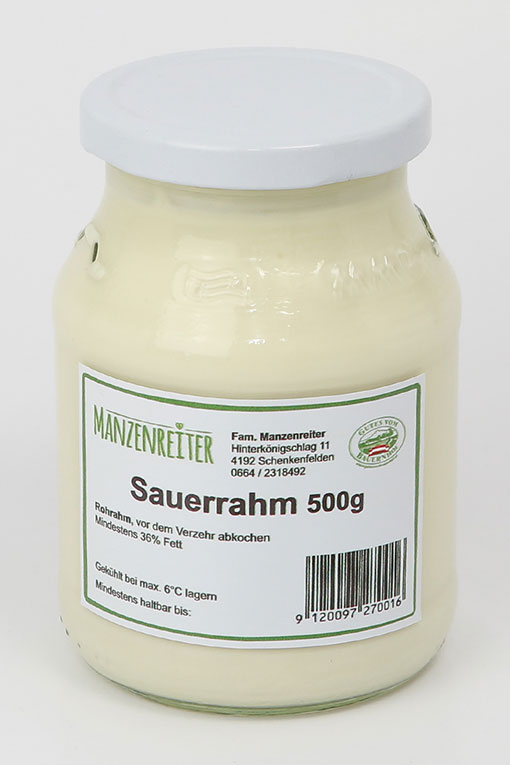 Produktbild Sauerrahm von Manzenreiter-Hofbauer