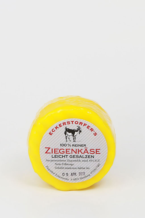Produktbild Ziegenkäse leicht gesalzen von Ziegenhof Eckerstorfer
