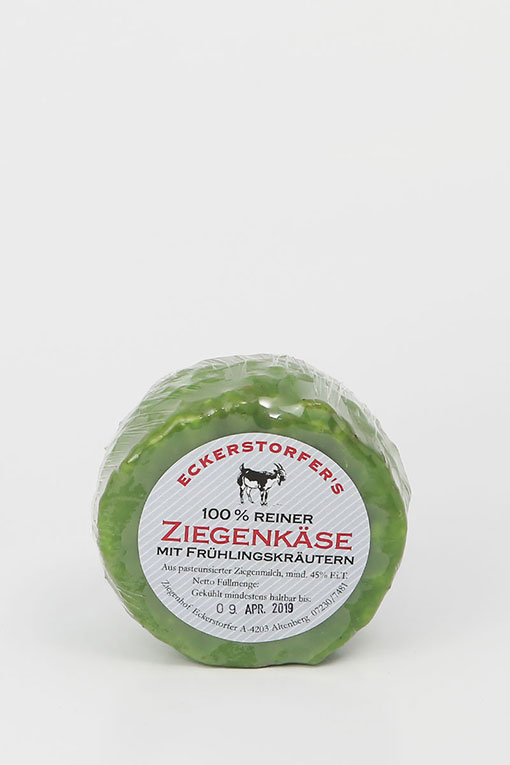 Produktbild Ziegenkäse mit Frühlingskräuter von Ziegenhof Eckerstorfer